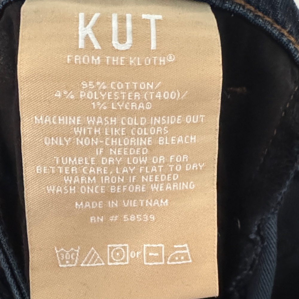Kut from the Kloth Blake Super Wide Leg Jeans in Indisputable - Picture 8 of 8